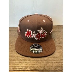 Mitchell & Ness NBA Orlando Magic Brown Sugar Bacon Fitted HWC New Size 7 3/8